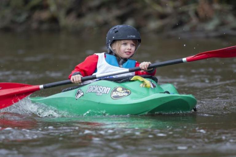 Kayaker on the Suir