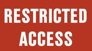 restricted access