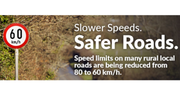 Slower speeds safer roads