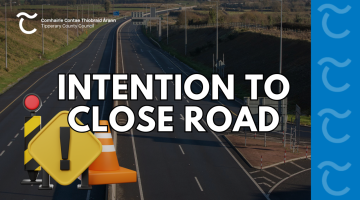 Intention to close road 