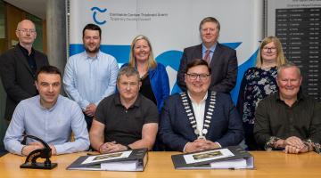 Contract Signing for Water Sports Facility  at Dromineer, Nenagh