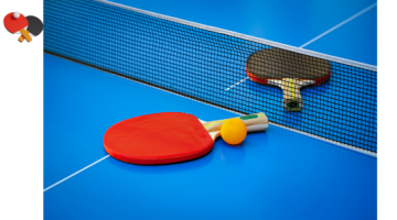 table tennis rackets and table