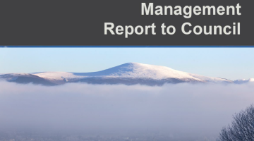 January Management Report cover