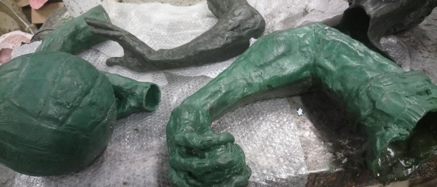 limbs in wax