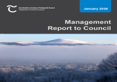 January Management Report cover