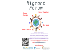 poster with details of the event